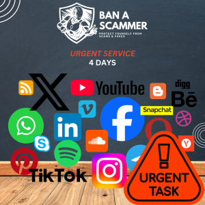 Ban a Scammer - URGENT SERVICE